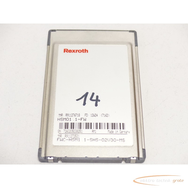 Rexroth Rexroth HSM01.1-FW MNR: R911276718 / FWC-HSM1.1-SHS-02V30-MS MNR: R911272521 SN:726020503851 фото на Industry-Pilot