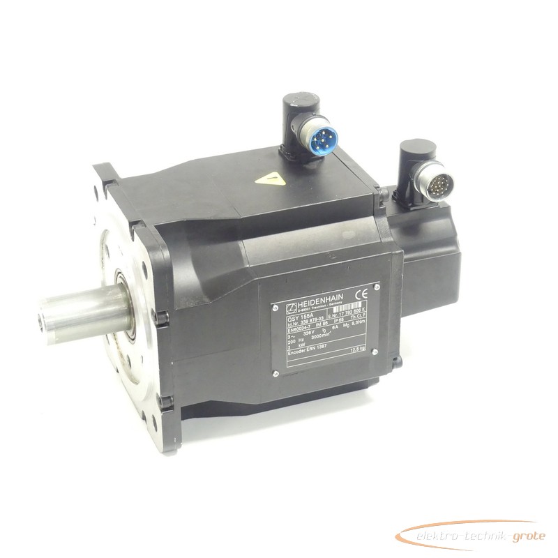 محرك سيرفو متزامن Heidenhain QSY 155A Synchronservomotor Id.Nr.339 879-03 SN:17792606K الصورة على Industry-Pilot