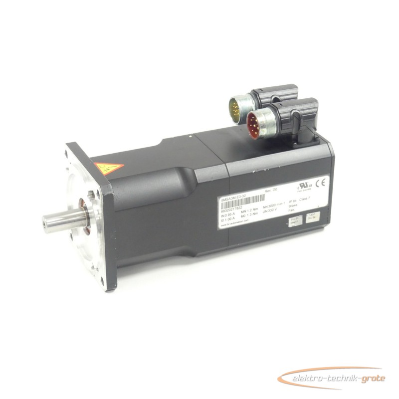 Servomotor B&R Automation 8MSA3M.E3-30 Servomotor Rev. D0 SN:68320217822 Bilder auf Industry-Pilot