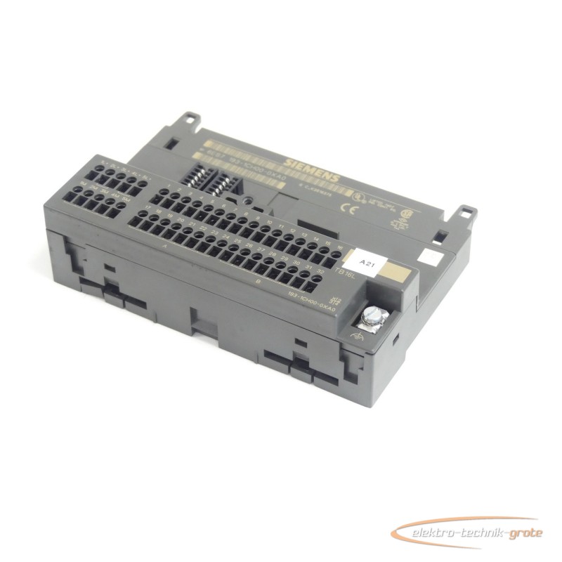  Siemens 6ES7193-1CH00-0XA0 Terminalblock TB 16L E-Stand: 1 SN:C_K3516375 photo on Industry-Pilot