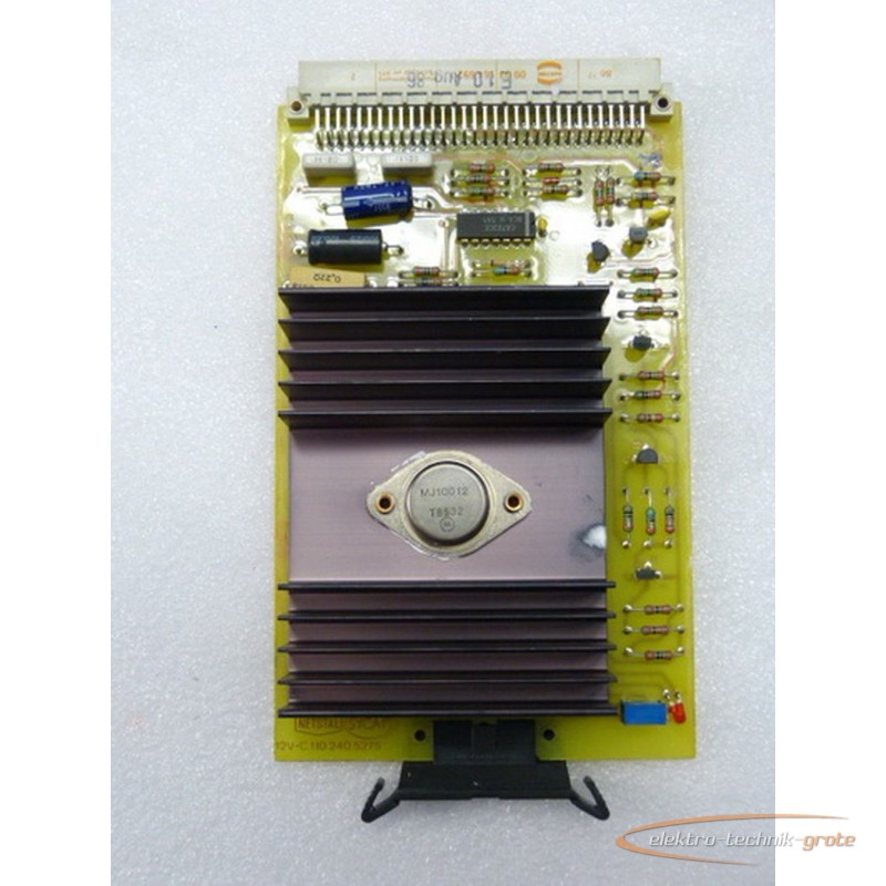 Card Netstal 12V-C 110.240.5276 / 12V-C 1102405276 Karte photo on Industry-Pilot