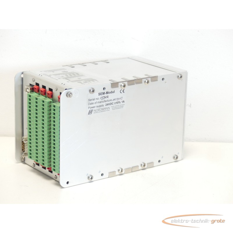  Nordmann SEM-Modul Power Supply 24VDC SN: 13944 фото на Industry-Pilot