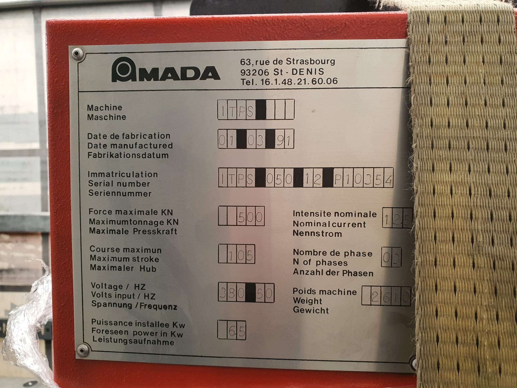 Abkantpresse - hydraulisch AMADA ITPS Bilder auf Erdmann Export Import