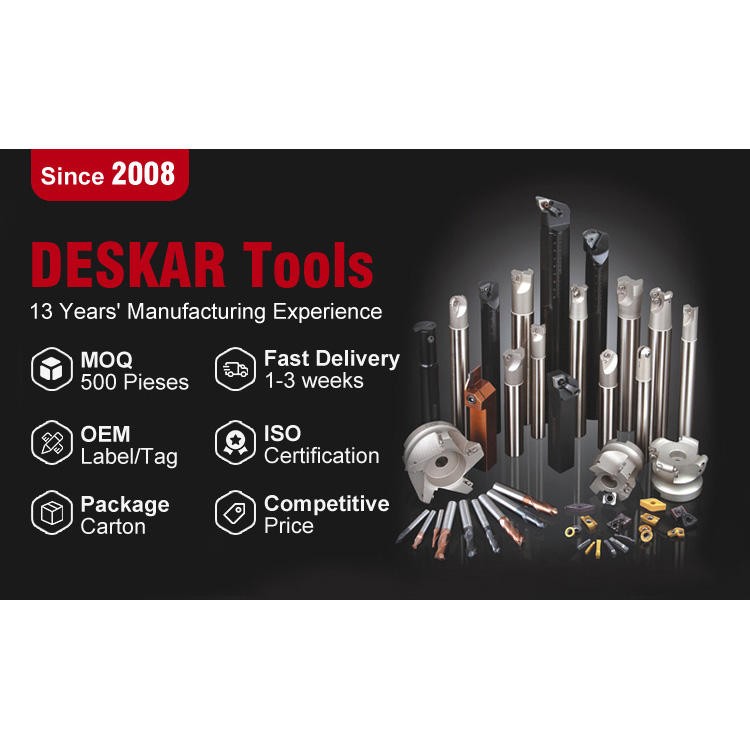 أقراص القطع القابلة للتدوير DESKAR TCMX16T304 LF6018 الصورة على Industry-Pilot