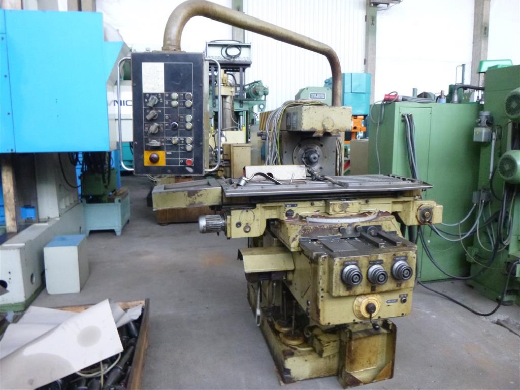 Knee-and-Column Milling Machine - Hor. WMW  "FRITZ HECKERT" FU 315/2 PS photo on Industry-Pilot