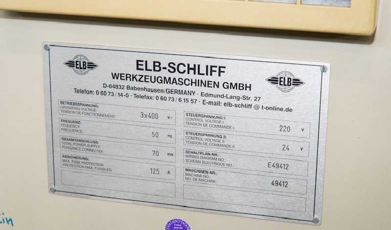 Плоскошлифовальный станок ELB BC 10 CNC фото на Industry-Pilot