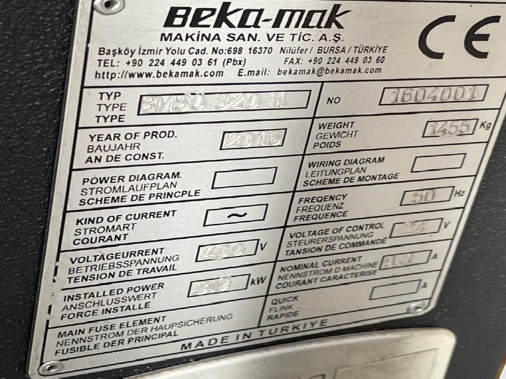 Bandsägeautomat - Horizontal BEKA-MAK BSMO 320 H Bilder auf Industry-Pilot