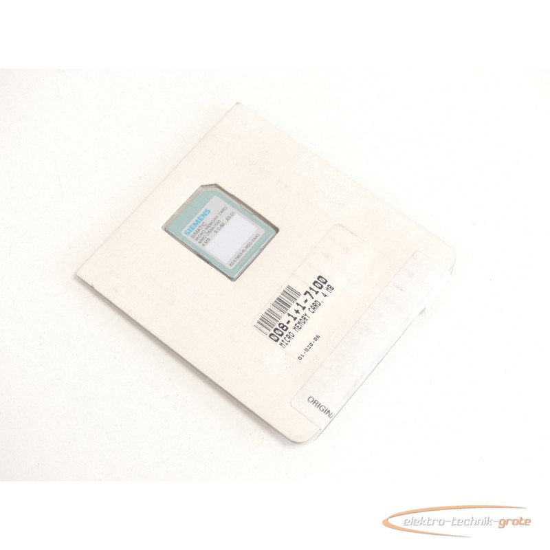  Siemens 6ES7953-8LM20-0AA0 Micro Memory Card 4 MB SN:C-B2D19648 - ungebr.! - Bilder auf Industry-Pilot