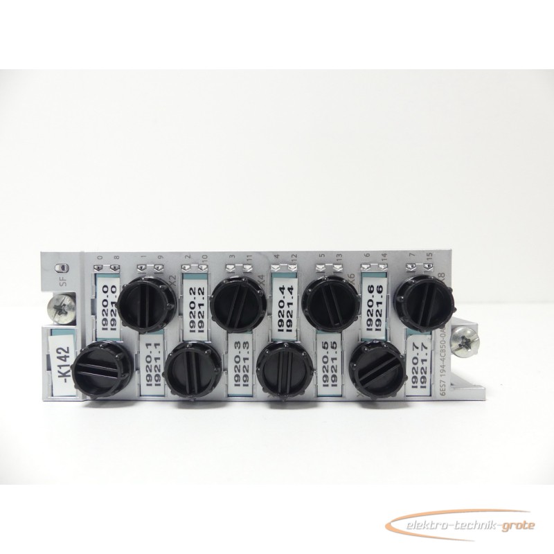  Siemens 6ES7194-4CB50-0AA0 SPS Anschlussmodul E Stand : 1 SN: C-FNB77268 الصورة على Industry-Pilot