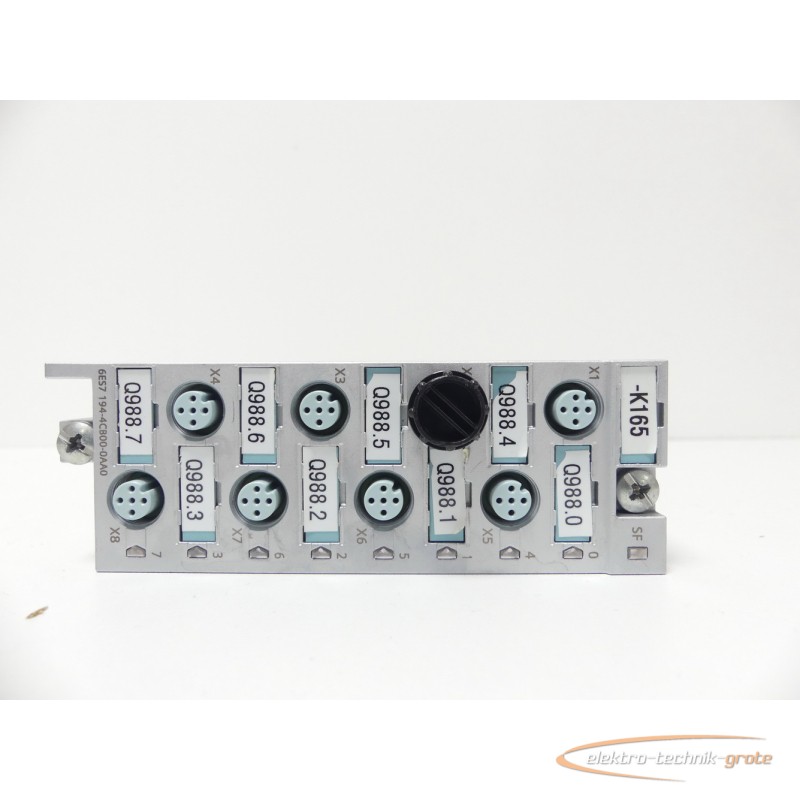  Siemens 6ES7194-4CB00-0AA0 SPS Anschlussmodul E Stand 3 SN: C-FOC71537 الصورة على Industry-Pilot