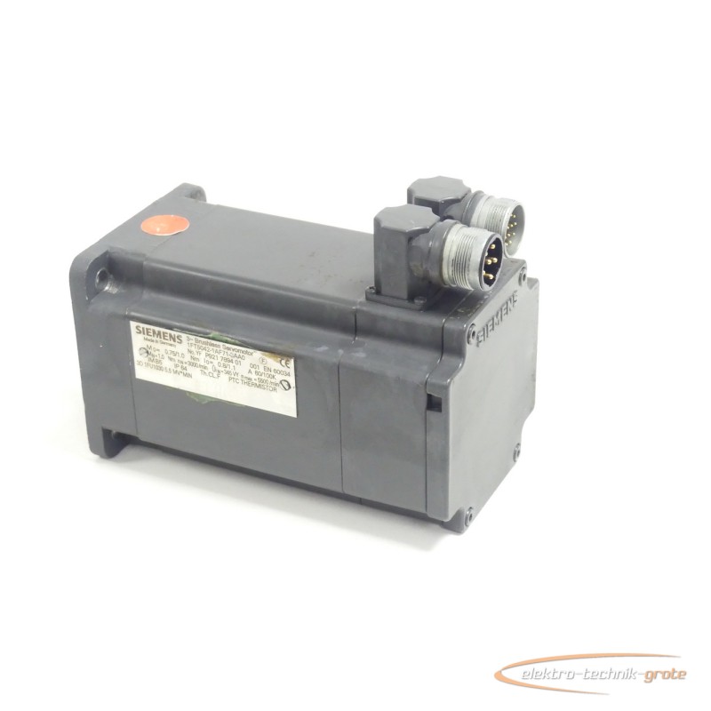 Servomotor Siemens 1FT5042-1AF71-3AA0 AC-VSA-Motor SN:YFP921789401001 Bilder auf Industry-Pilot