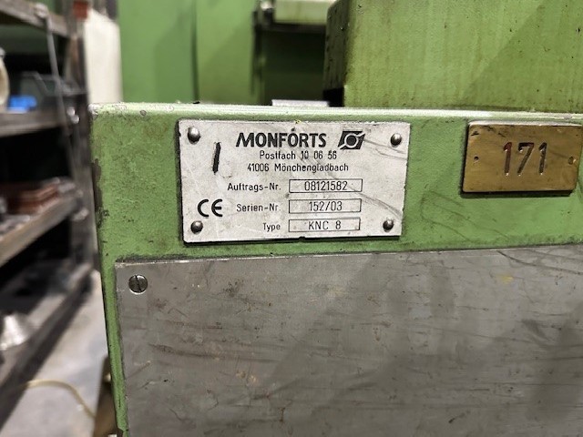 Токарный станок с ЧПУ MONFORTS KNC 8 фото на Industry-Pilot