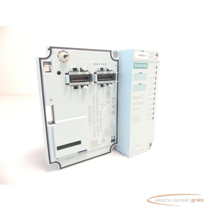 Интерфейс Siemens 6ES7154-4AB10-0AB0 Interface Module E-Stand: 03 SN: C-H7CH5895 фото на Industry-Pilot