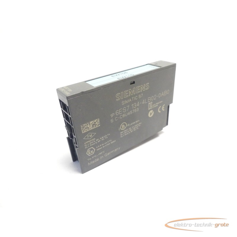 Electronic module Siemens 6ES7134-4LB02-0AB0 Elektronikmodul SN: C-C6U45763 photo on Industry-Pilot