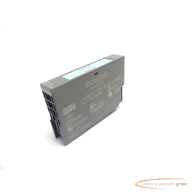 Electronic module Siemens 6ES7134-4LB02-0AB0 Elektronikmodul SN: C-C6U46069 photo on Industry-Pilot