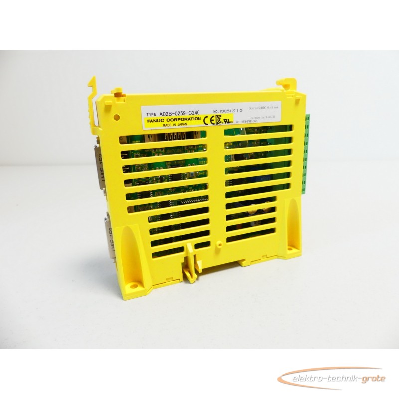 Interface Fanuc Interface Unit I/O Link A02B-0259-C240 SN: P000263 2015 05 -ungebraucht- Bilder auf Industry-Pilot