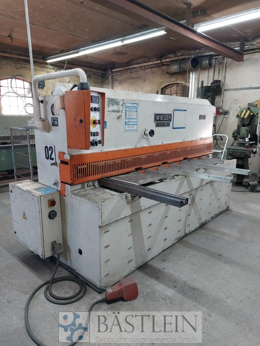 Hydraulic guillotine shear  WIEGER DELTA 5,5/20 photo on Industry-Pilot
