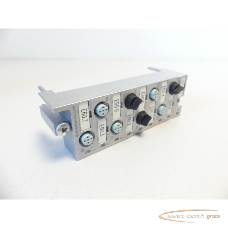  Siemens 6ES7194-4CB00-0AA0 Anschlussmodul E-Stand: 03 SN: C-J9LA0394 photo on Industry-Pilot