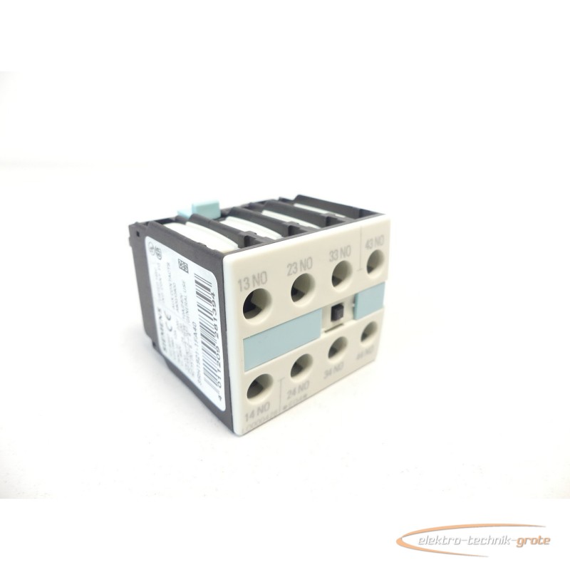 Auxiliary contact block Siemens 3RH1921-1FA40 Hilfsschalterblock E-Stand: 04 photo on Industry-Pilot