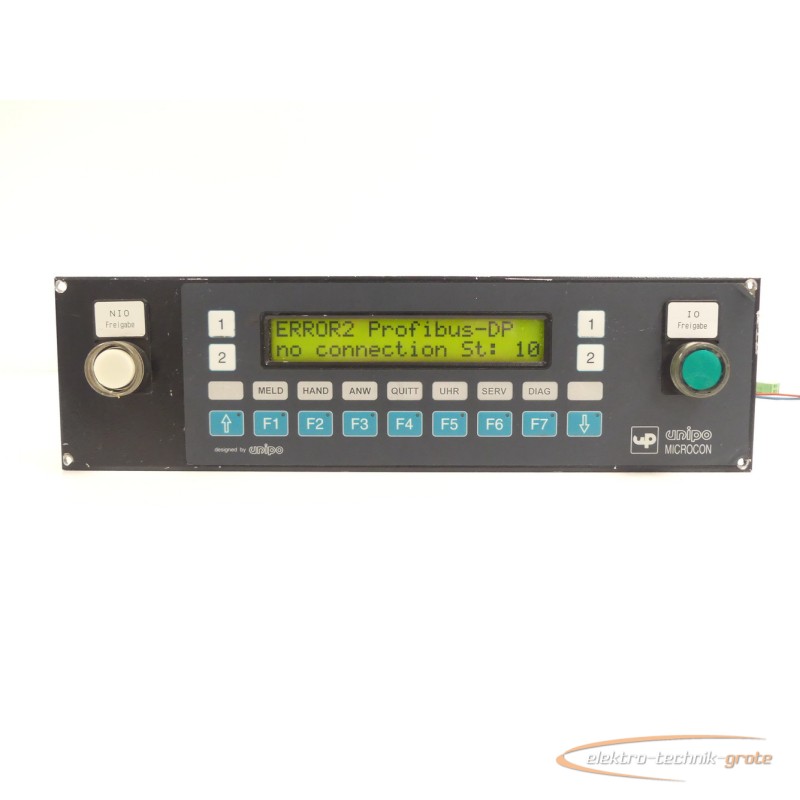 Control panel unipo 2RCLX2P03008 Microcoon Bedienpanel SN:91233 photo on Industry-Pilot