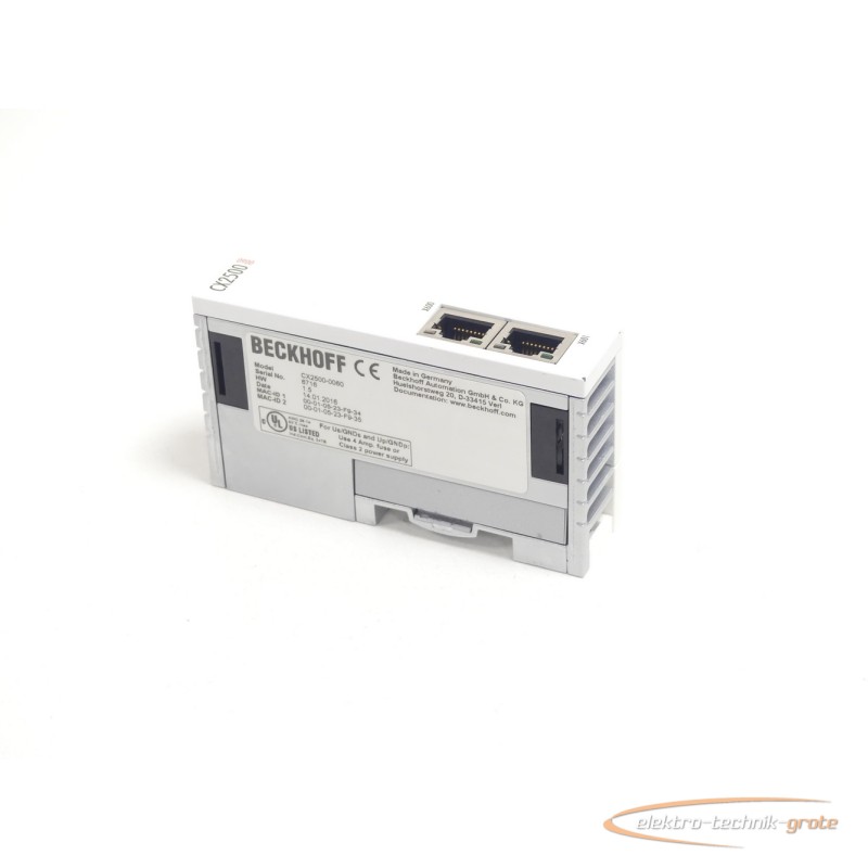  Beckhoff CX2500-0060 Ethernetmodul SN:6716 Bilder auf Industry-Pilot