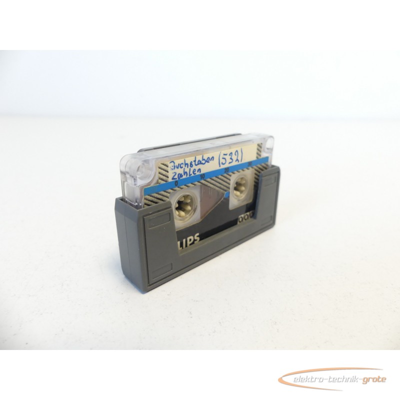  Philips 0007 Mini-Kassette Buchstaben Zahlen (532) für Maho MH 600 E фото на Industry-Pilot