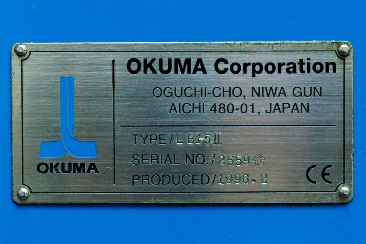 Токарный станок с наклонной станиной с ЧПУ OKUMA LB 15 II фото на Industry-Pilot