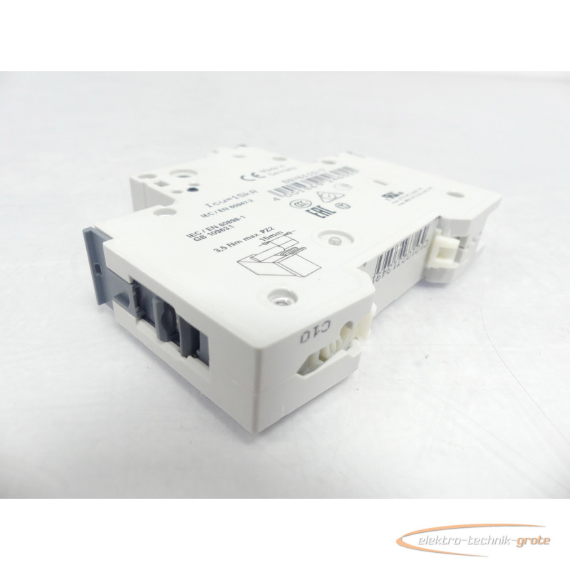 Power circuit breaker Siemens 5SY61 MCB C10 / 5SY6110-7 Leistungsschutzschalter VPE = 3 Stück photo on Industry-Pilot