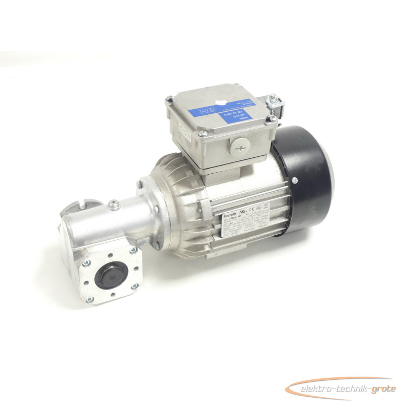 Servomotor Rexroth MNR: 3 842 547 992 Motor 3842548306 SN:B15392112 + Aufsteckgetriebe photo on Industry-Pilot