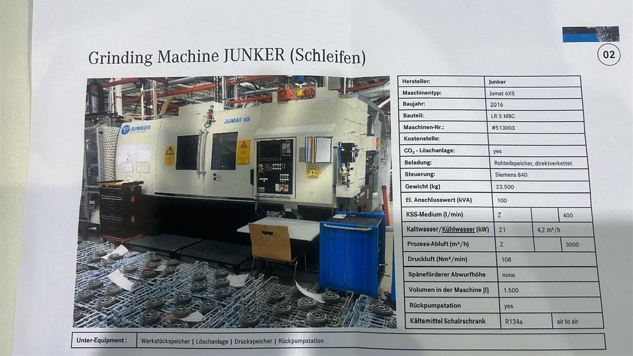 Grinding Machine - Universal JUNKER Jumat 6S 18-20S-18 photo on Industry-Pilot
