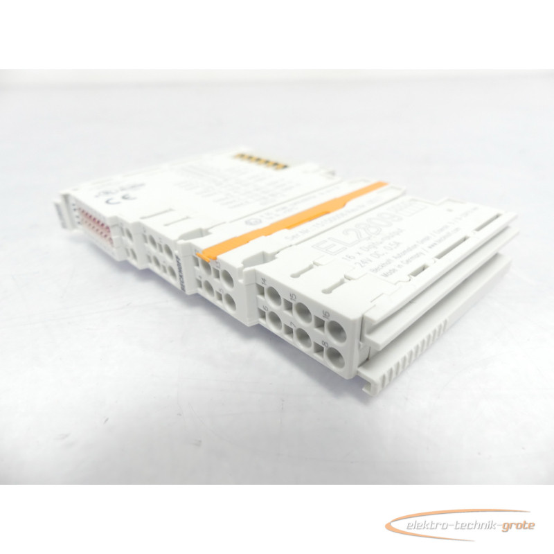  Beckhoff EL2809 EtherCAT-Klemme-Kanal-Digital-Eingang SN: 15150006 photo on Industry-Pilot