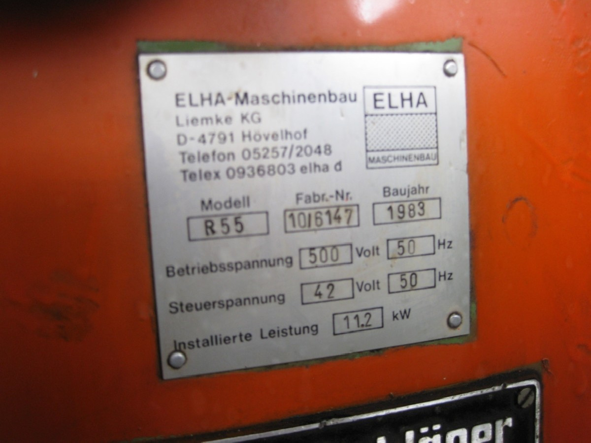 Radial Drilling Machine ELHA R 55 photo on Industry-Pilot