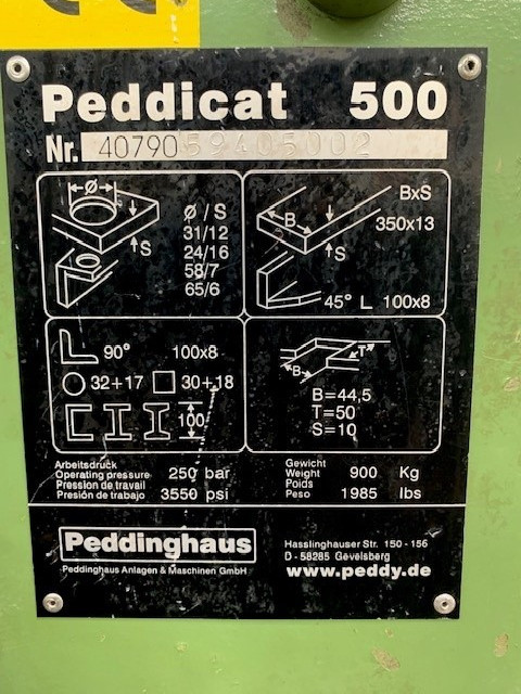 Section Shear - Combined PEDDINGHAUS Peddicat 500 photo on Industry-Pilot