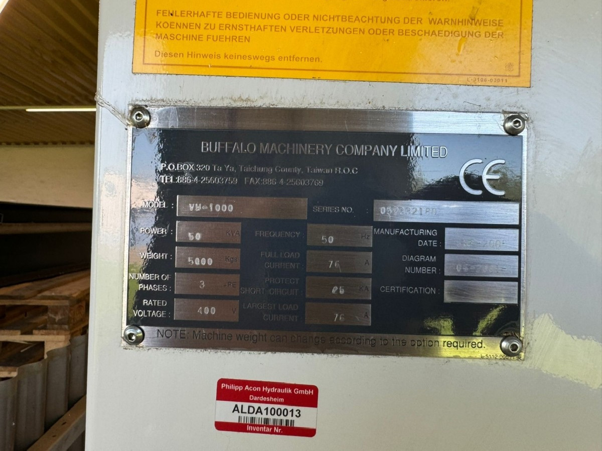 Токарно фрезерный станок с ЧПУ Buffalo Micromill V1000 фото на Industry-Pilot