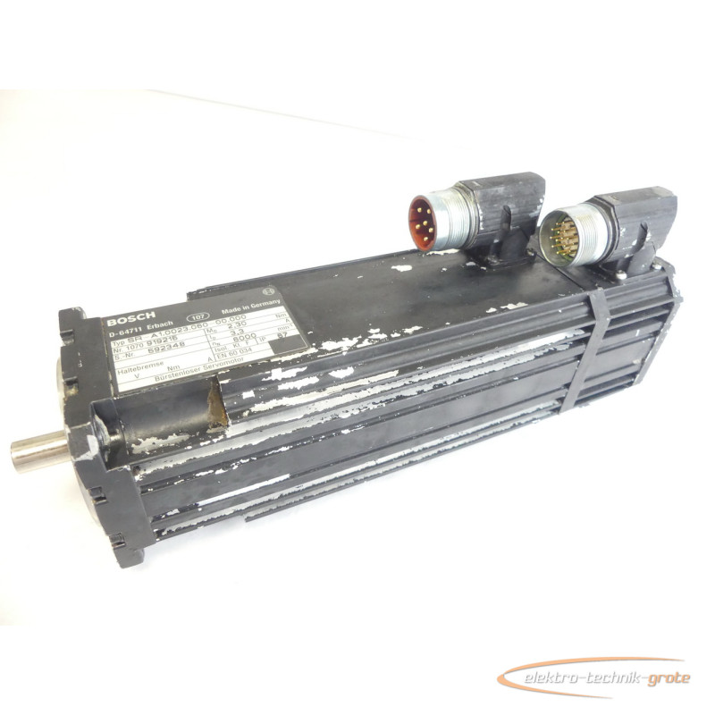 Servomotor Bosch SR-A1.0023.060-00.000 bürstenloser Servomotor 1070 919215 SN: 592348 photo on Industry-Pilot