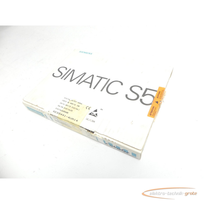 Simatic Siemens SIMATIC 6ES5441-4UA14 Digitalausgabe E-Stand: 2 - без эксплуатации! - фото на Industry-Pilot