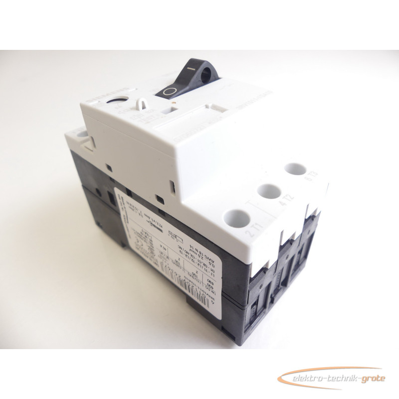 power switch Siemens Sirius 3RV1011-1GA10 Leistungsschalter E-Stand: 05 photo on Industry-Pilot