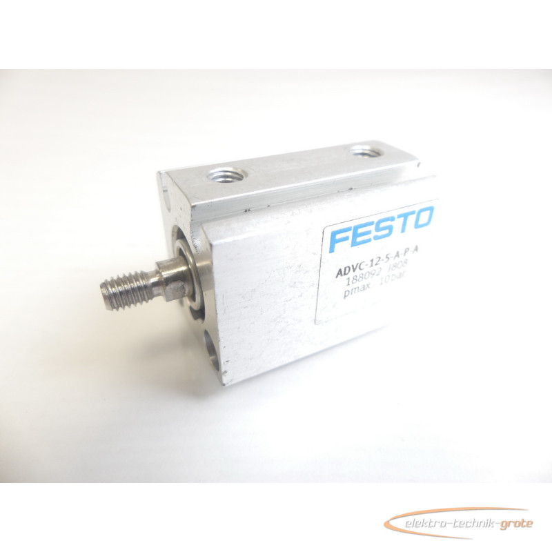 Пневматический цилиндр Festo ADVC-12-5-A-P-A 188092 J808 pmax. 10bar Kompaktzylinder фото на Industry-Pilot