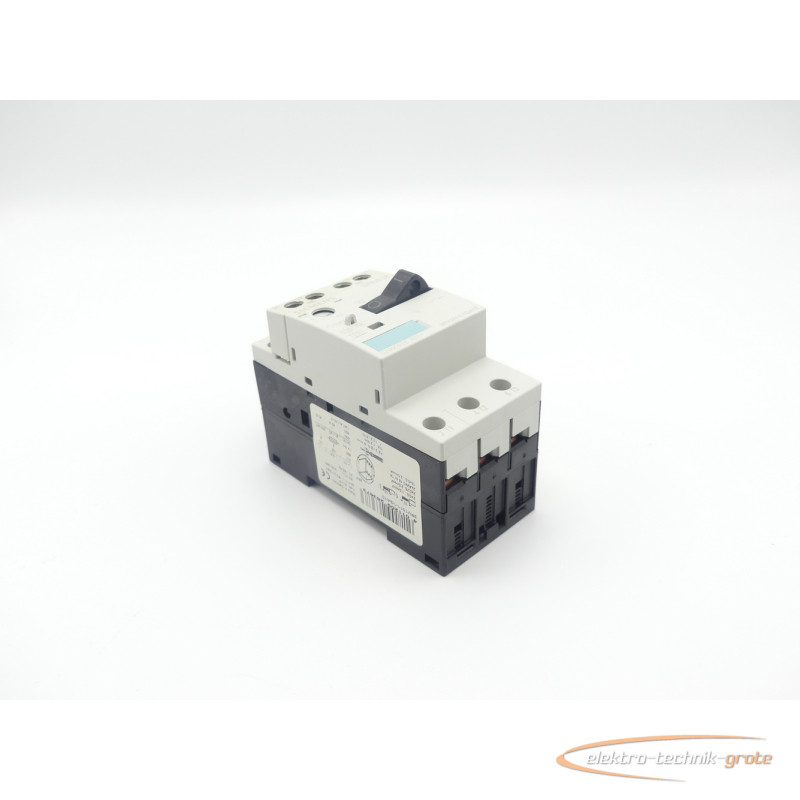 power switch Siemens 3RV1011-1GA10 Leistungsschalter E-Stand 01 + 3RV1901-1E Hilfsschalter photo on Industry-Pilot