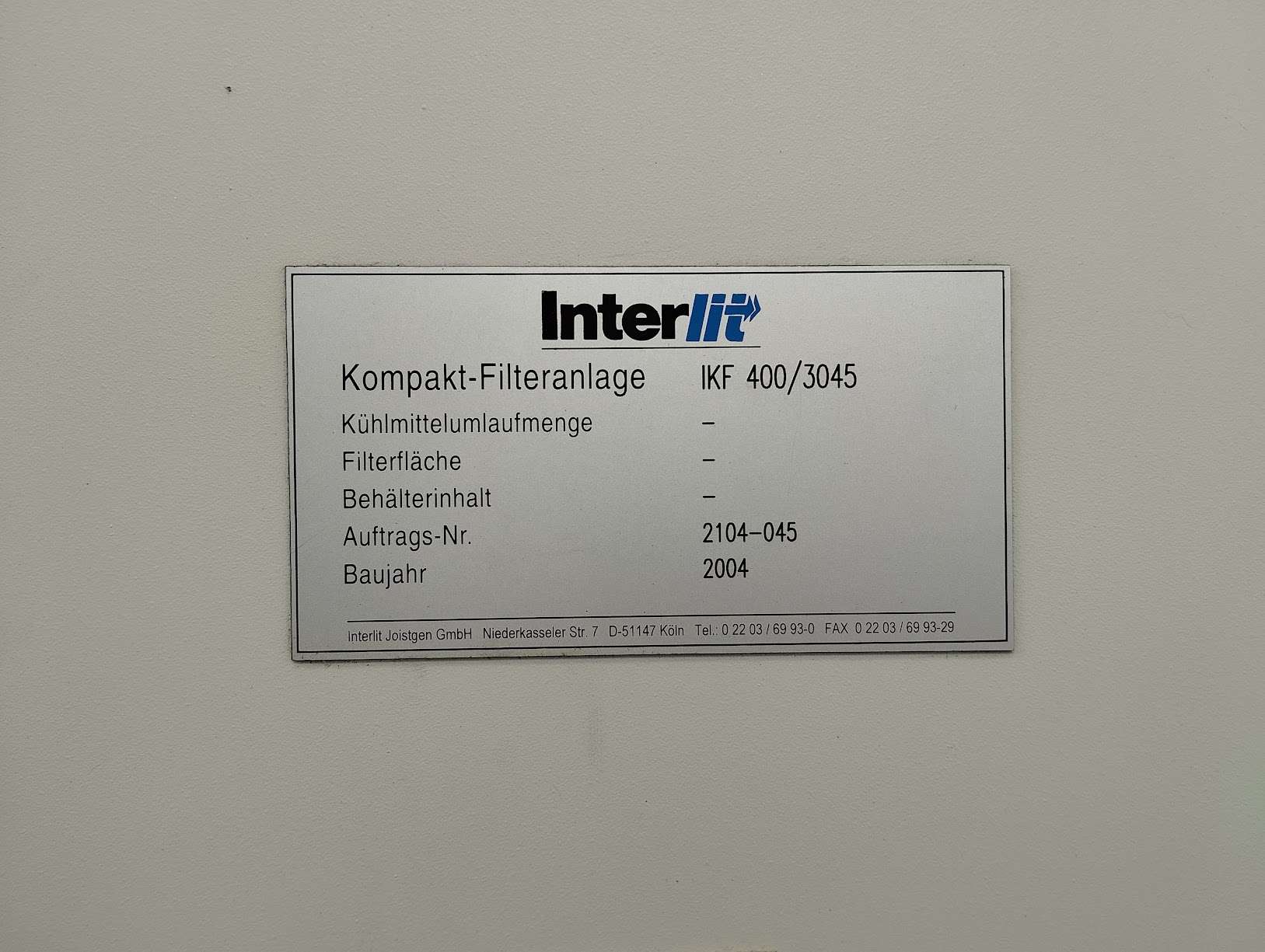 Транспортер стружки Транспортёр стружки  Interlit IKF 400-3045  фото на Industry-Pilot