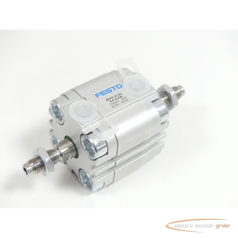 Пневматический цилиндр Festo ADVU-32-10-A-P-A-S20 Kompaktzylinder 156064 J508 pmax. 10 bar без эксплуатации фото на Industry-Pilot