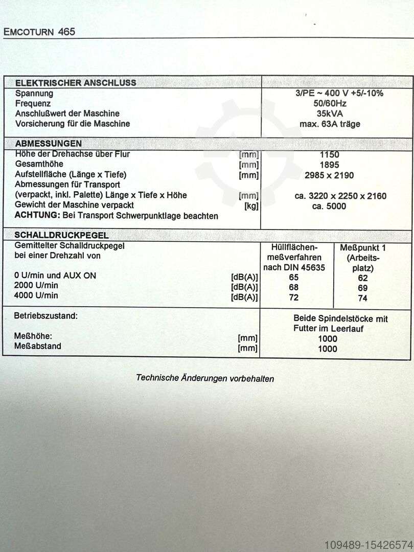 Токарно фрезерный станок с ЧПУ EMCO - EMCOTURN 465 - Siemens 840 C фото на Industry-Pilot