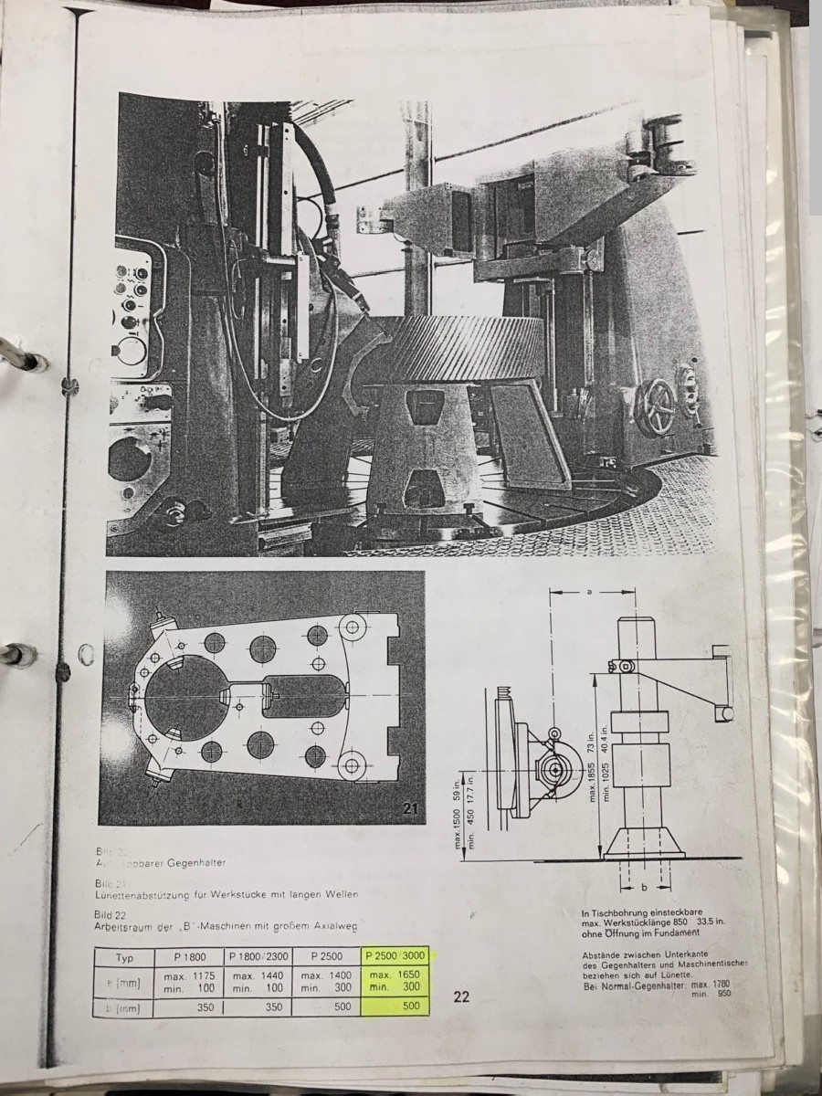 Gearwheel hobbing machine vertical PFAUTER P 3000 B photo on Industry-Pilot