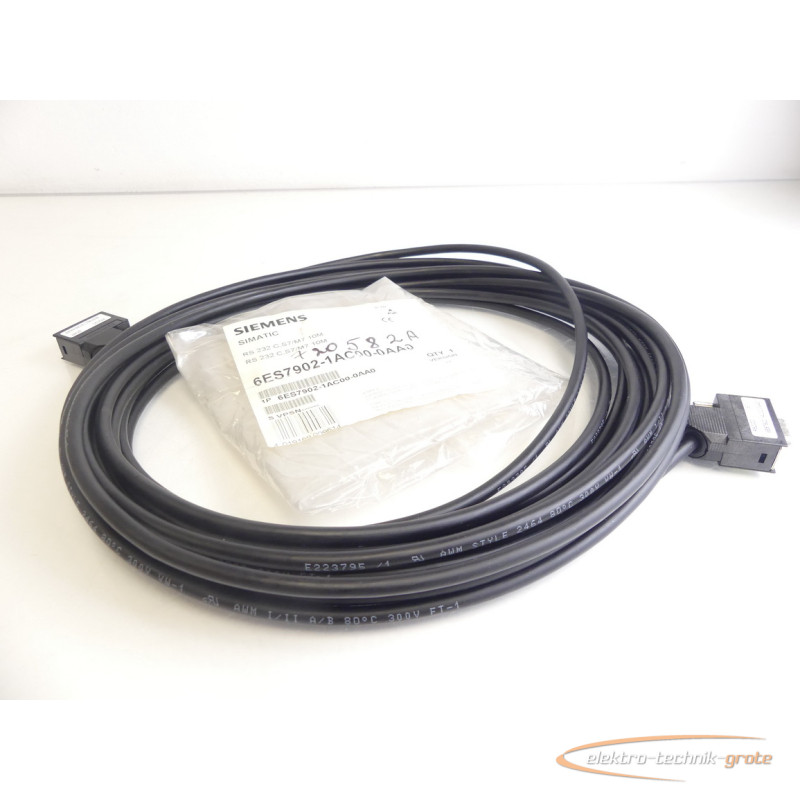 Simatic Siemens Simatic 6ES7902-1AC00-0AA0 Steckleitung Kabel - Länge: 10m - neu! - Bilder auf Industry-Pilot