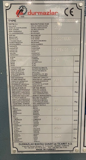 Press Brake hydraulic DURMA AD-R 30135 photo on Industry-Pilot