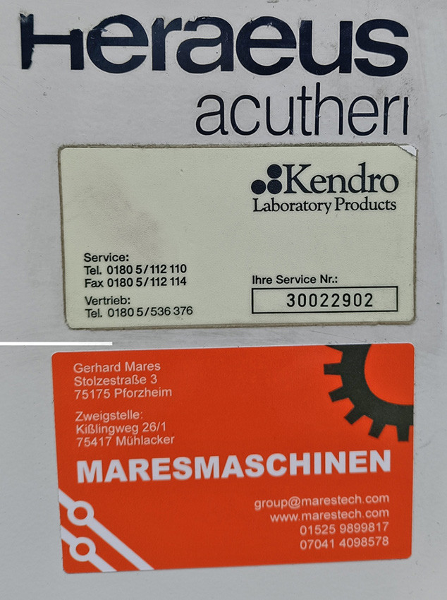  Vakuumtrockenschrank HERAEUS - Kendro Laboratory Products VT 6130 P фото на Industry-Pilot