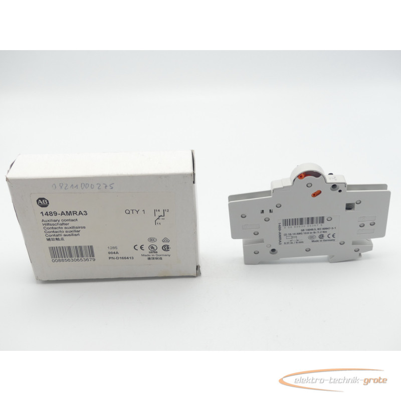 Allen Bradley Allen Bradley 1489-AMRA3 Hilfsschalter -ungebraucht- Bilder auf Industry-Pilot