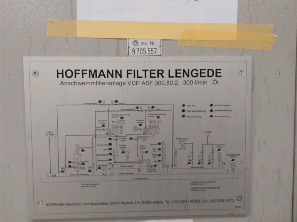 Filter system HOFFMANN VDP ASF 300.80.2 photo on Industry-Pilot