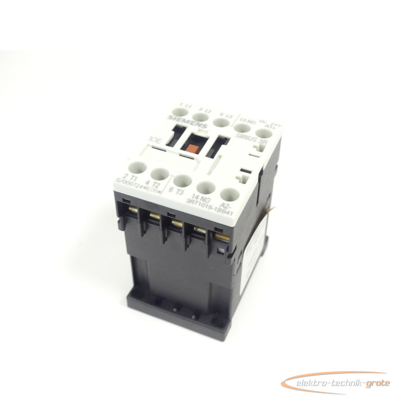 Силовой контактор Siemens 3RT1015-1BB41 Leistungsschütz DC 24V E-Stand 05 фото на Industry-Pilot