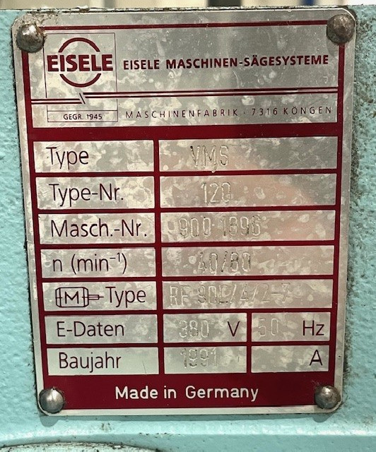  EISELE VMS 120 الصورة على Industry-Pilot